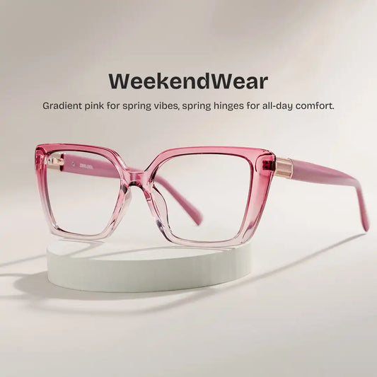 Emery Two-tone Square Glasses