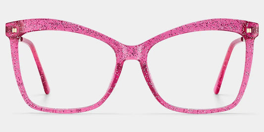 Isaebella Bright-Pink Butterfly Glasses