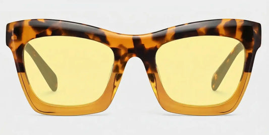 Benitez Tortoise Rectangle Sunglasses