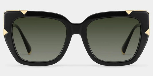 Dax Black Square Sunglasses