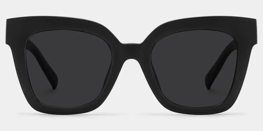 Malcolm Black Square Sunglasses