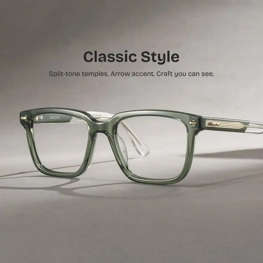 George Green Rectangle Glasses