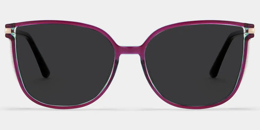 Rodz Purple Square Sunglasses