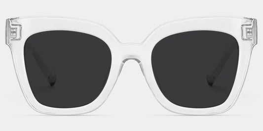 Malcolm Clear Square Sunglasses