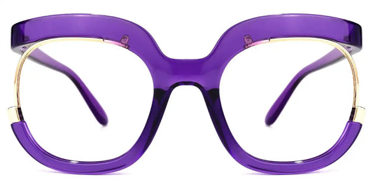 Darice Purple Round Glasses