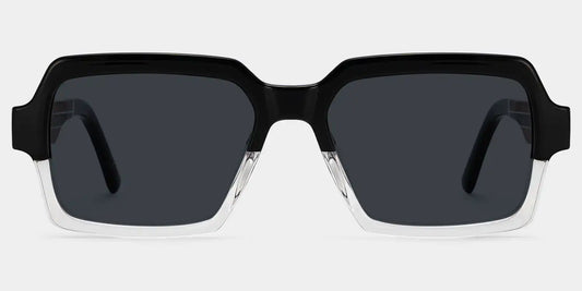 Jack Black-Clear Rectangle Sunglasses