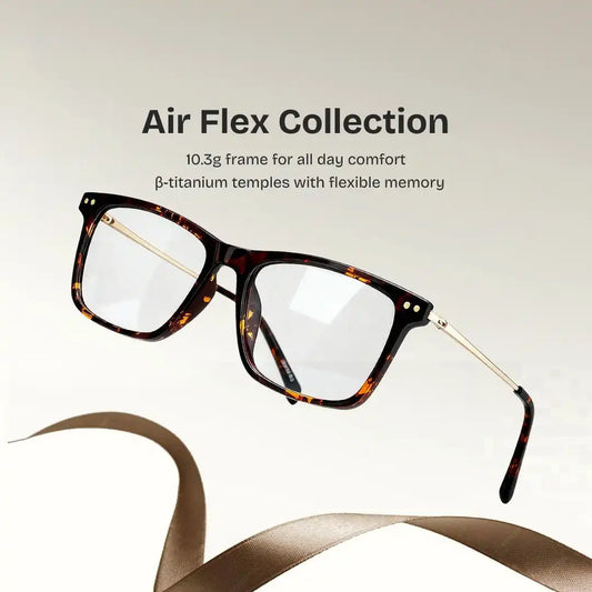 Eleanor Brown Rectangle Glasses
