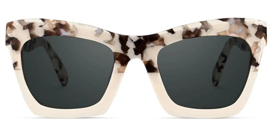 Benitez Two-Tone Rectangle Sunglasses