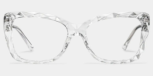 Edna Clear Rectangle Glasses