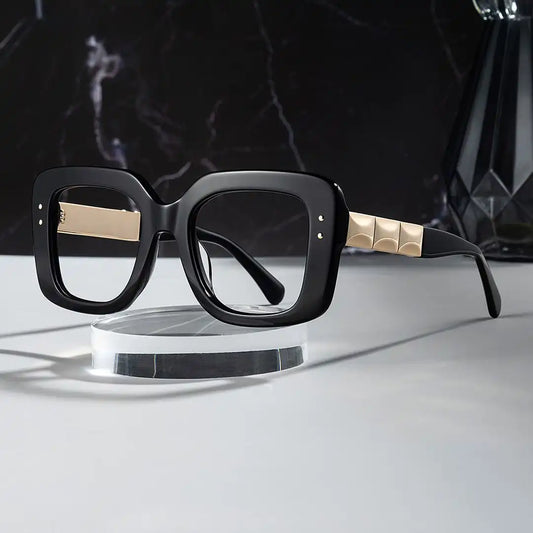 Yary Black Square Glasses