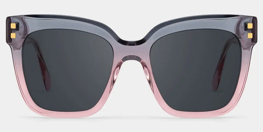 Minguela Gray Pink Square Sunglasses