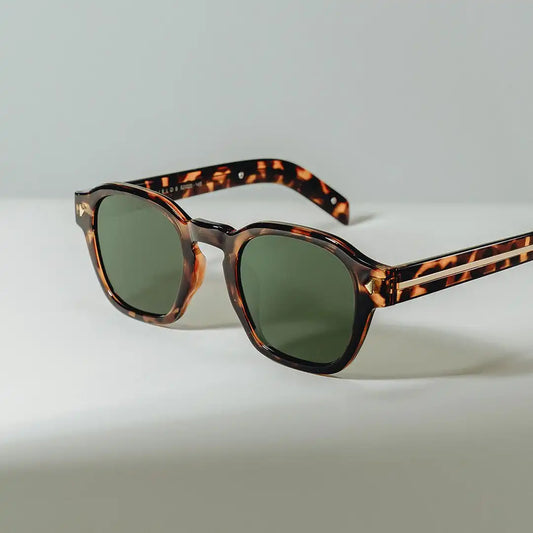 Leilani Tortoise Rectangle Sunglasses