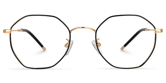 Reyes Black Geometric Glasses
