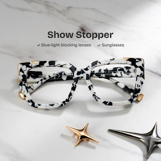 Dax Pattern Square Glasses