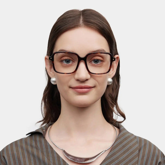 Talia Tortoise Square Glasses