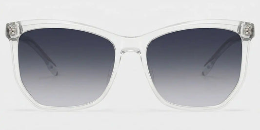 Libby Clear Geometric Sunglasses