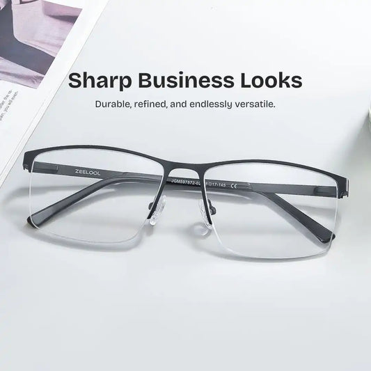 Graniela Black Rectangle Glasses