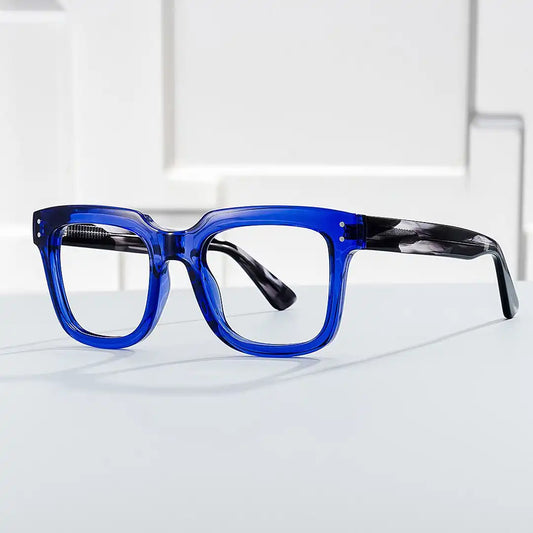 Liizbeett Blue Square Glasses