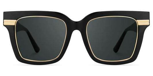 Taylor Black Square Sunglasses