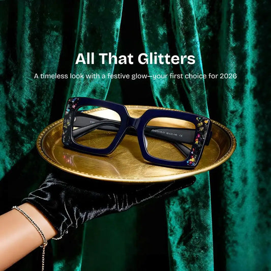 Sable Black Square Glasses