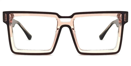 Milian Brown Square Glasses