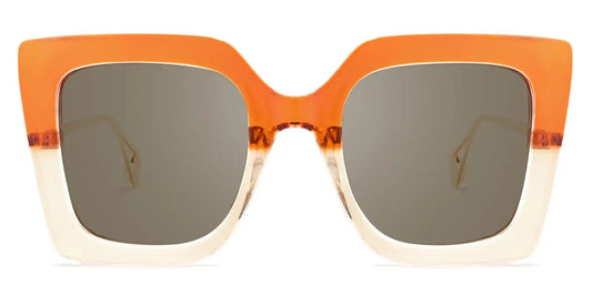 Qatar Orange Square Sunglasses