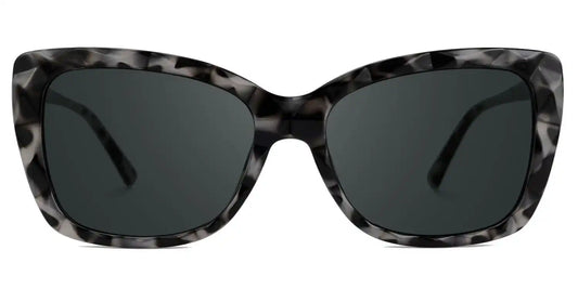 Edna Gray-Tortoise Cat eye Sunglasses