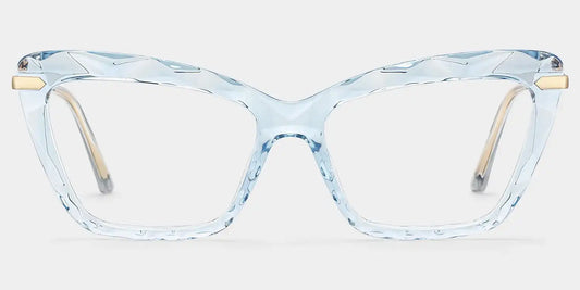 Juliet Light-Blue Rectangle Glasses
