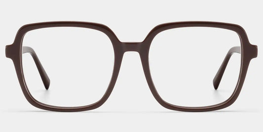 Kenneth Dark Brown Square Glasses