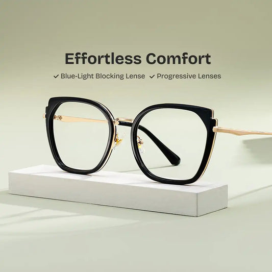 Murcia Black Square Glasses