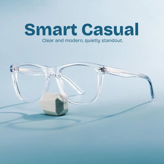 Atlas Clear Rectangle Glasses