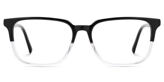 Barnhill Black-Clear Square Glasses