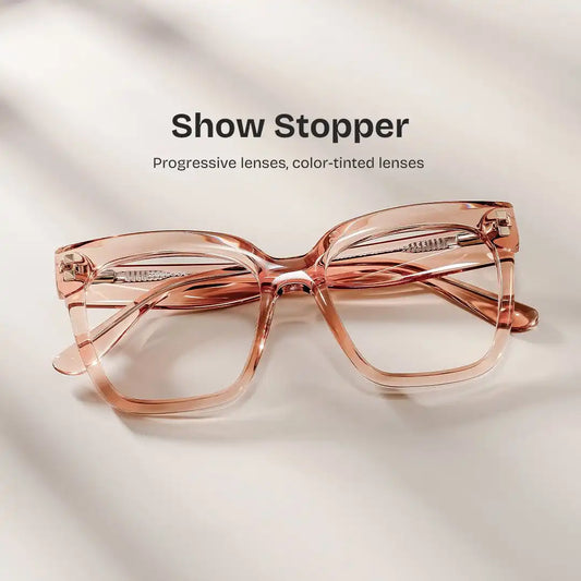 Minguela Beige Square Glasses