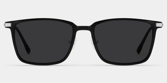 Ivonne Black Rectangle Sunglasses