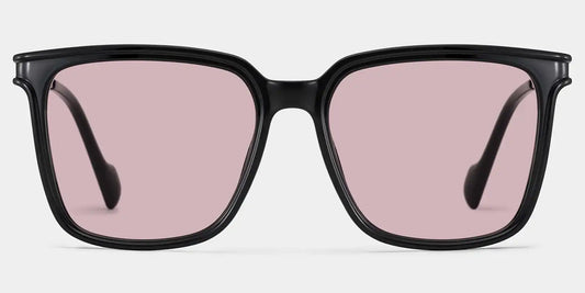 Zeyna Black Square Sunglasses