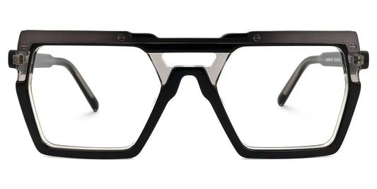 Ferguson Black Geometric Glasses