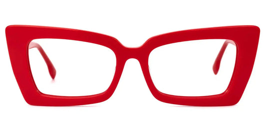 Newell Red Rectangle Glasses