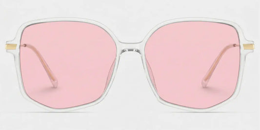 Payton Clear Geometric Sunglasses