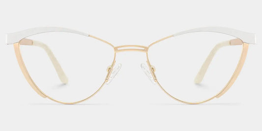 Sydney Gold Cat eye Glasses