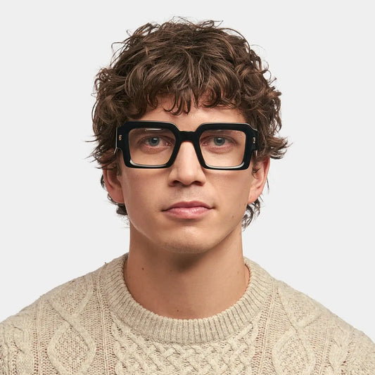 Bobbee Black Square Glasses