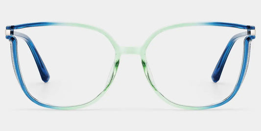 Rodz Blue-Green Square Glasses