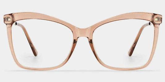 Isaebella Beige Butterfly Glasses