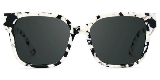 Kerri Cow Print Square Sunglasses
