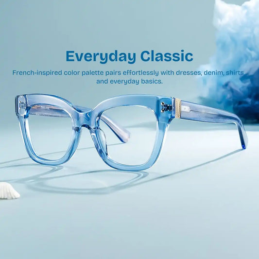 Stella Blue Butterfly Glasses