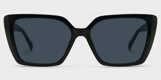 Emery Black Square Sunglasses
