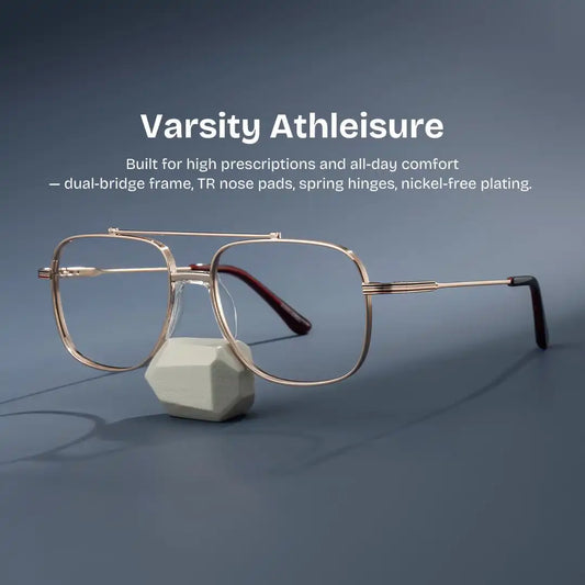 Poppy Rose Gold Aviator Glasses