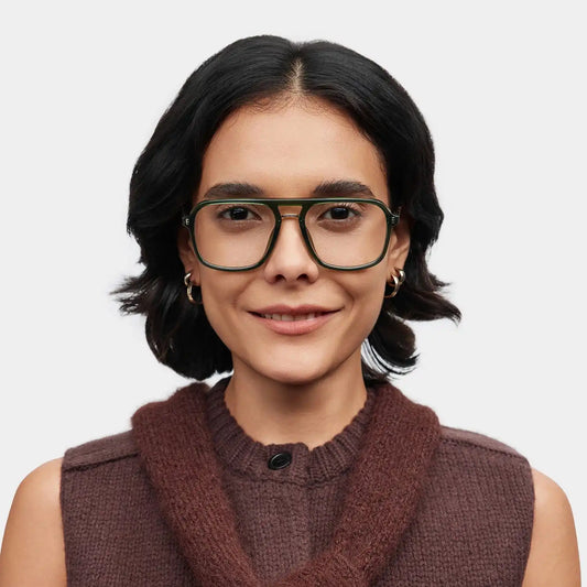 Kilworth Green Aviator Glasses
