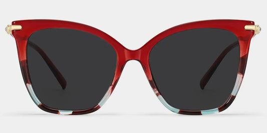 Lamar Red Butterfly Sunglasses