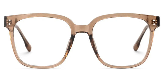 Donnalyn Brown Square Glasses