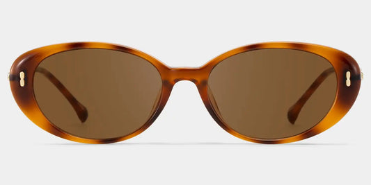 Blaire Tortoise Oval Sunglasses